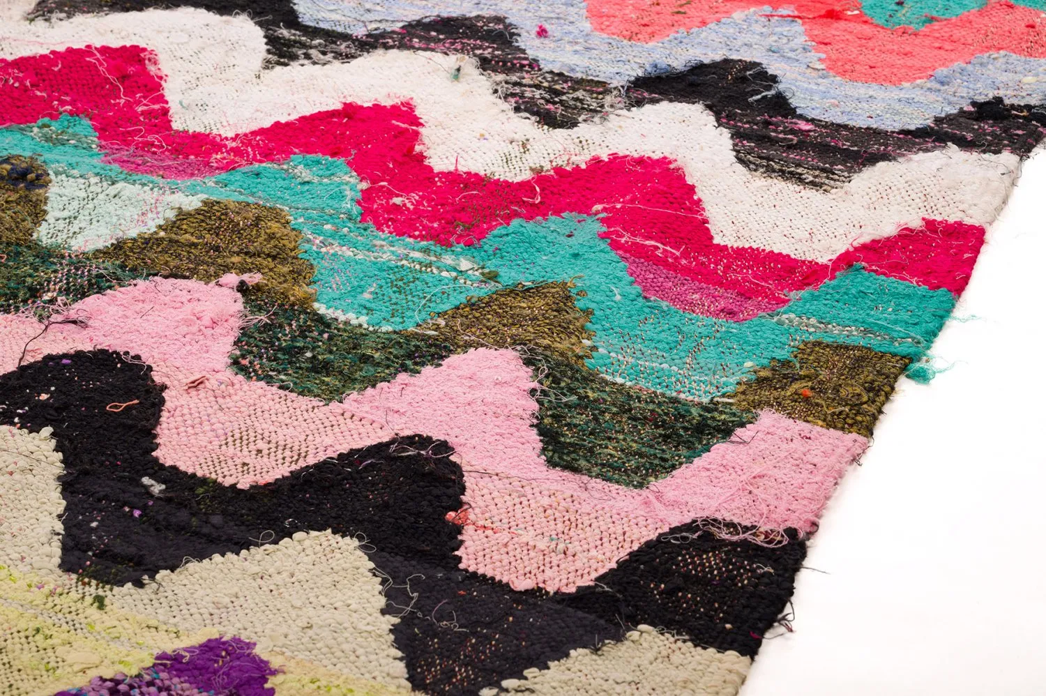 Marokkolainen Kilim matto Boucherouite 165 x 305 cm