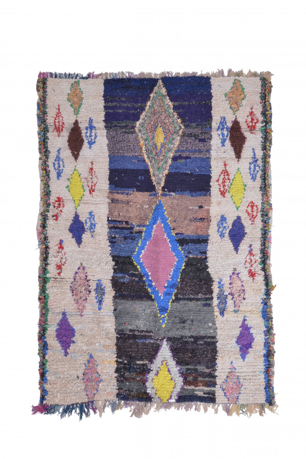 Marokkolainen Kilim matto Boucherouite 230 x 170 cm