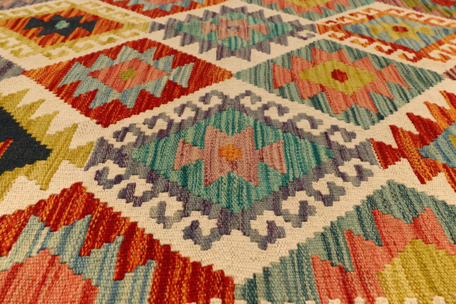 Itämainen kelim-matto 394 x 309 cm
