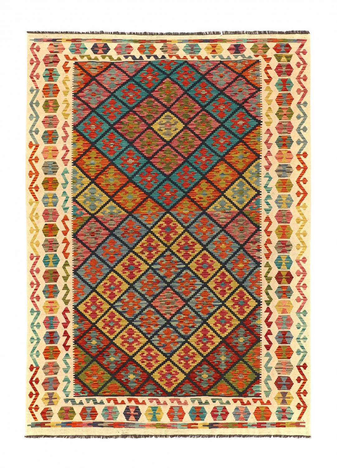 Itämainen kelim-matto 257 x 184 cm