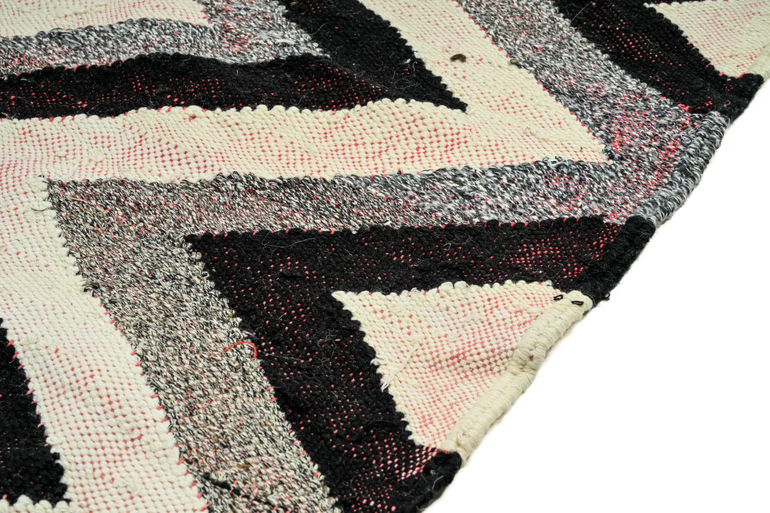 Marokkolainen Kilim matto Boucherouite 150 x 280 cm