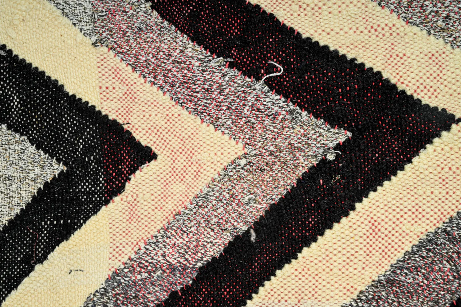 Marokkolainen Kilim matto Boucherouite 150 x 280 cm