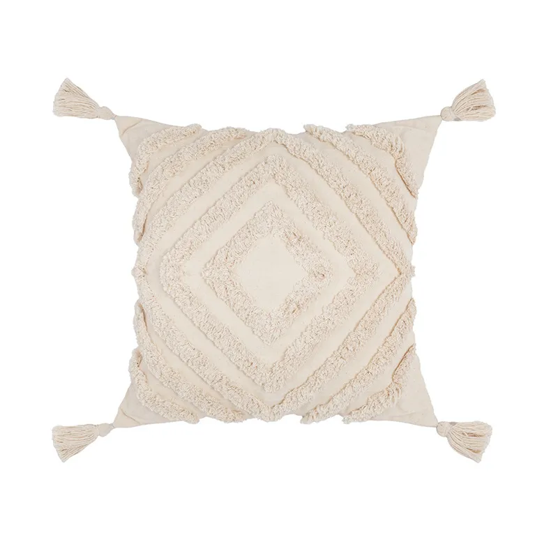 Tyynyliina - Natural Boho 45 x 45 cm (beige)