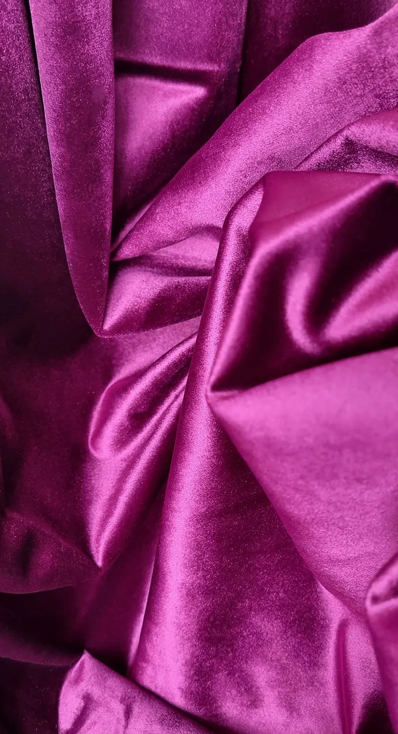 Verhot - Samettiverhot Marlyn (fuchsia)
