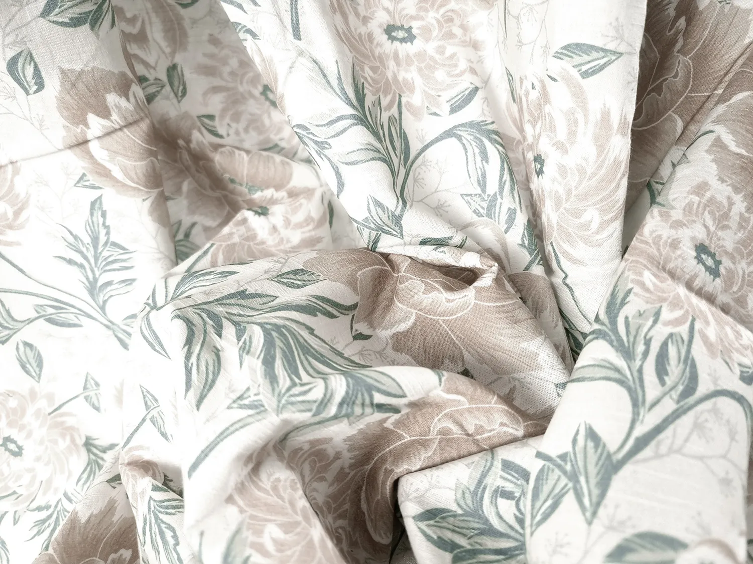 Verhot - Puuvillaverhot Almira (beige)