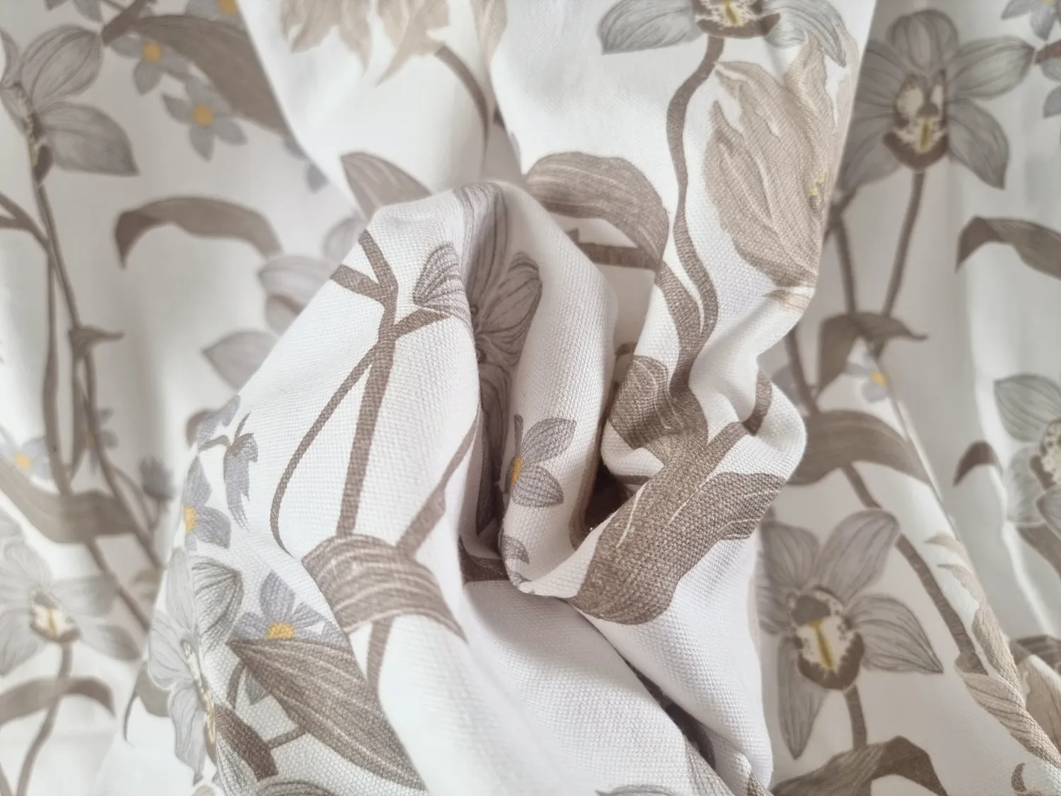 Verhot - Puuvillaverhot Florina (beige)