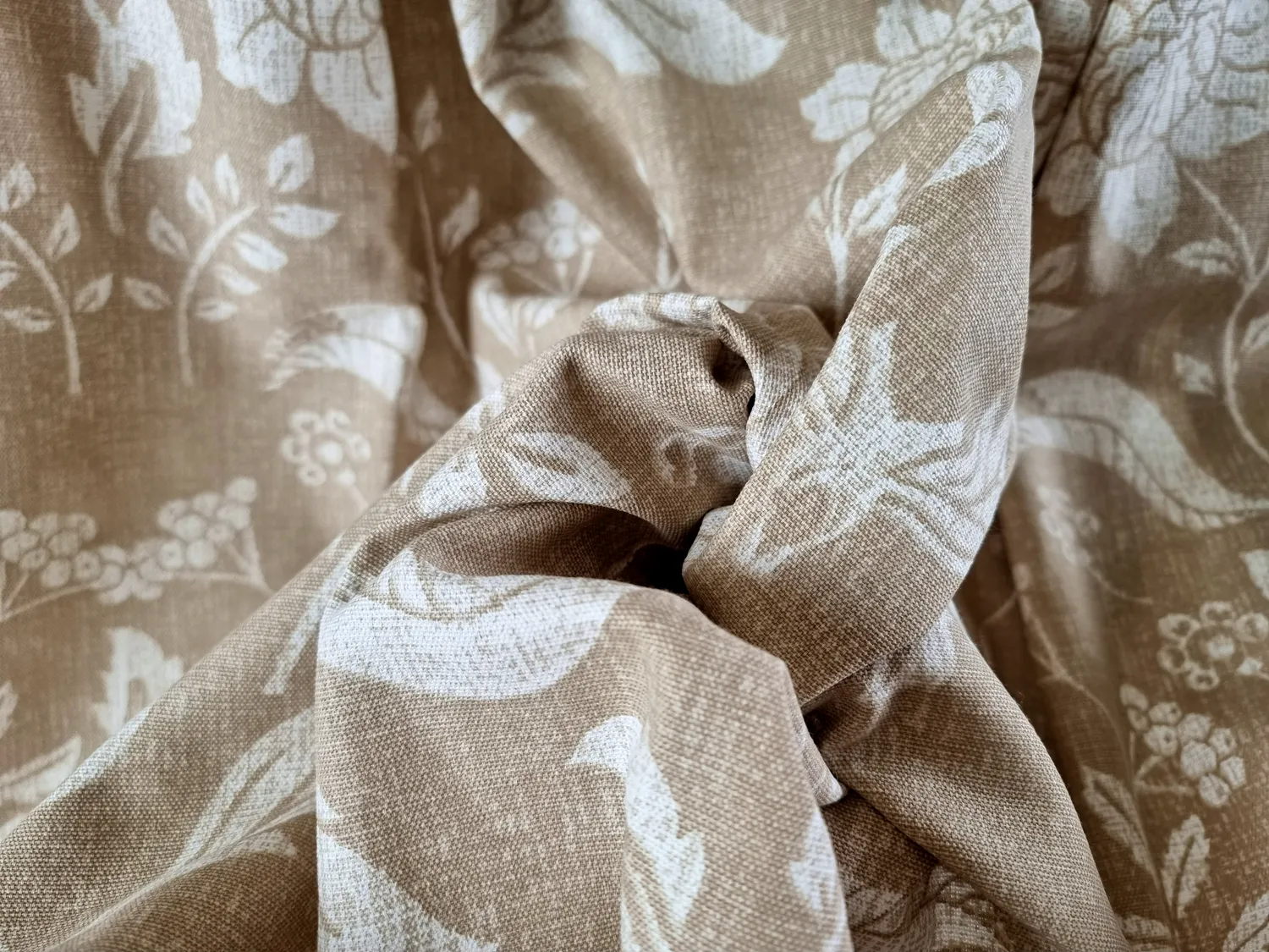 Verhot - Puuvillaverhot Onni (beige)