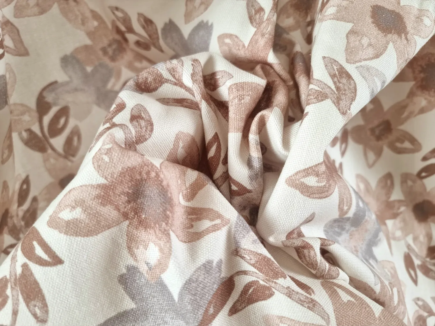 Verhot - Puuvillaverhot Petite (beige)