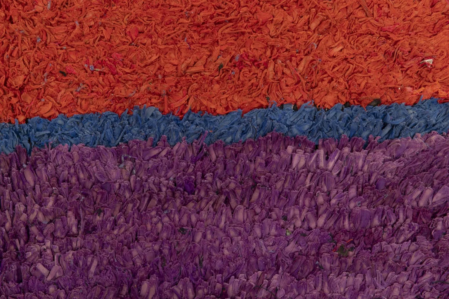 Marokkolainen Kilim matto Boucherouite 240 x 130 cm
