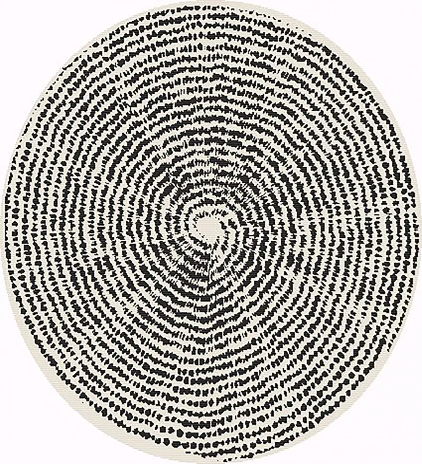 Pyöreät matot - Brussels Swirl (musta)