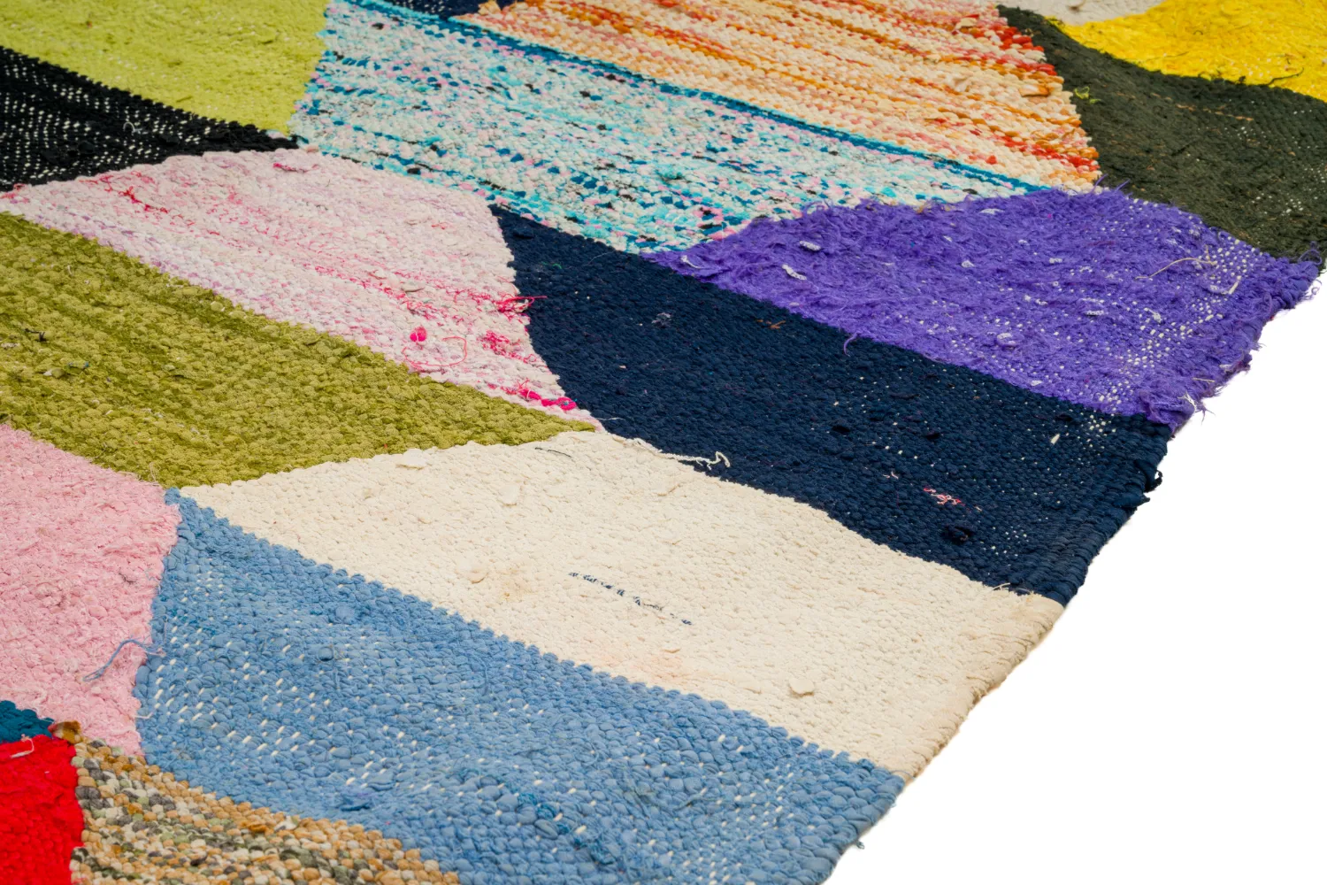 Marokkolainen Kilim matto Boucherouite 165 x 265 cm