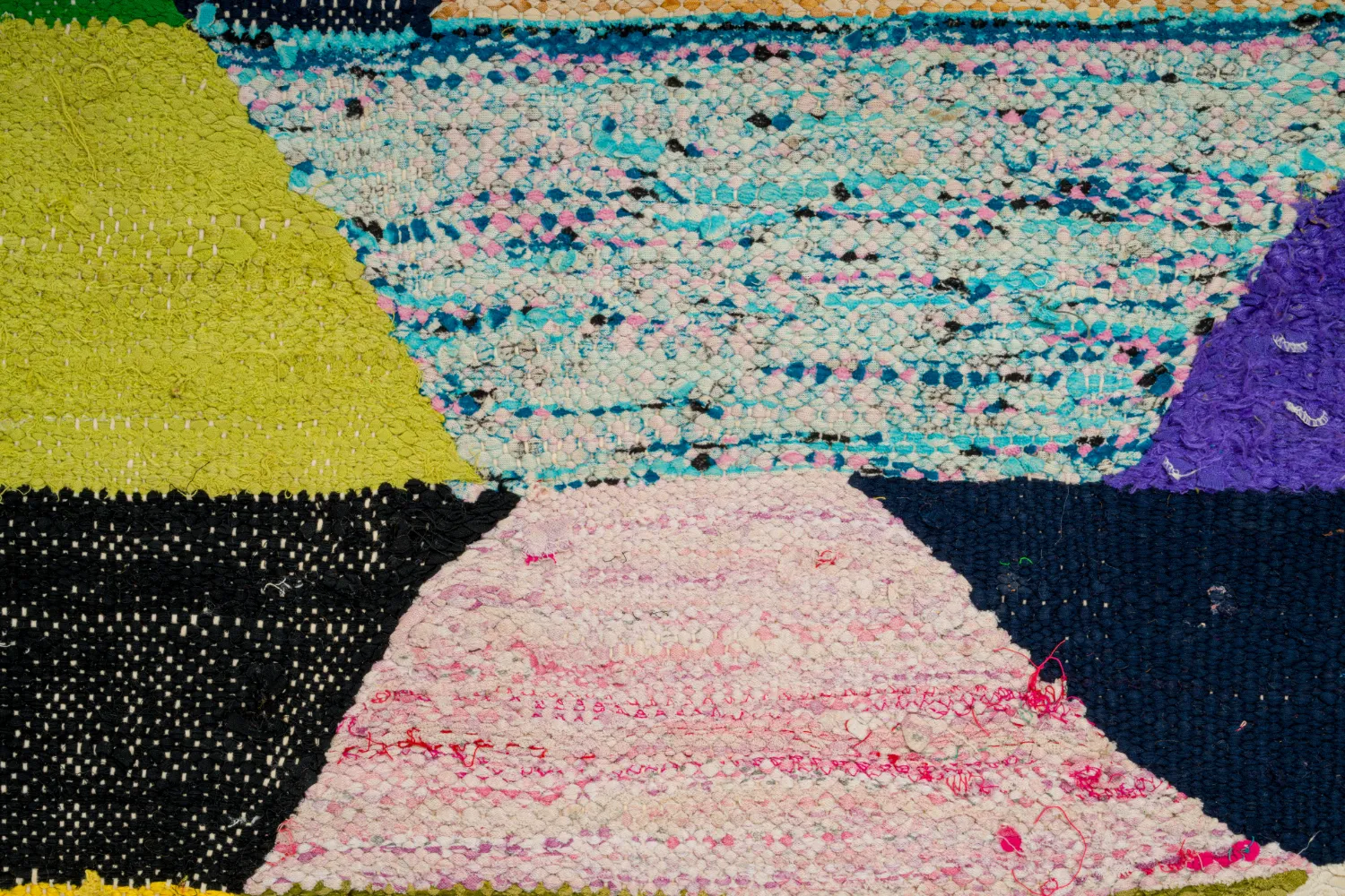Marokkolainen Kilim matto Boucherouite 165 x 265 cm