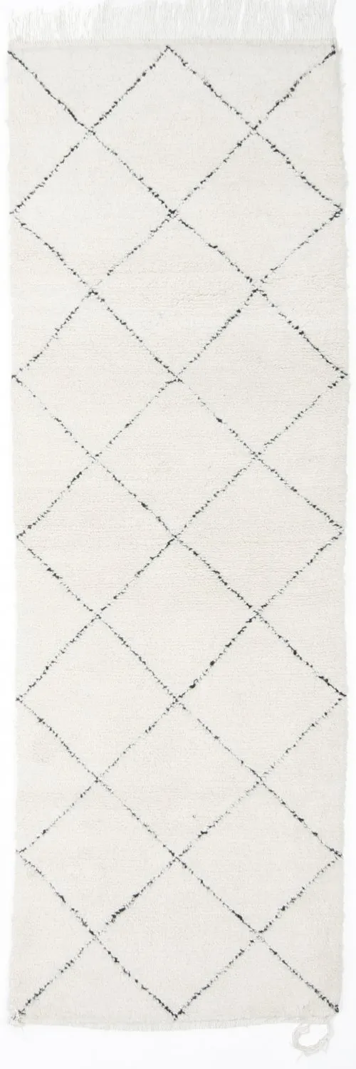 Marokkolainen Kilim matto Beni Ouarain 270 x 85 cm