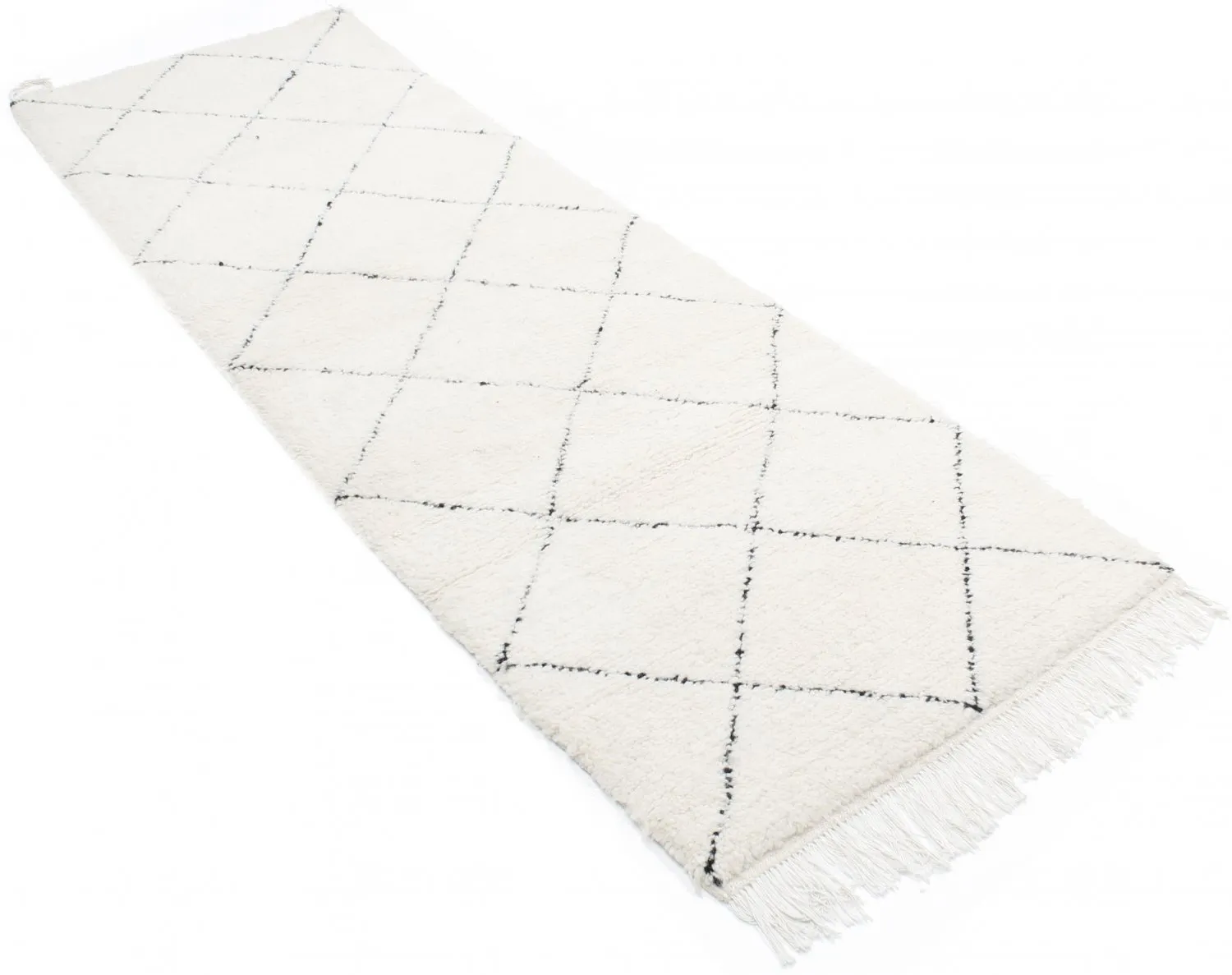 Marokkolainen Kilim matto Beni Ouarain 270 x 85 cm