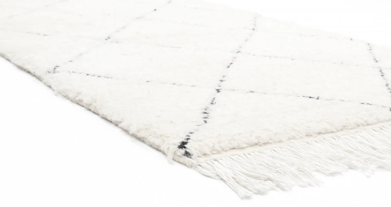 Marokkolainen Kilim matto Beni Ouarain 270 x 85 cm