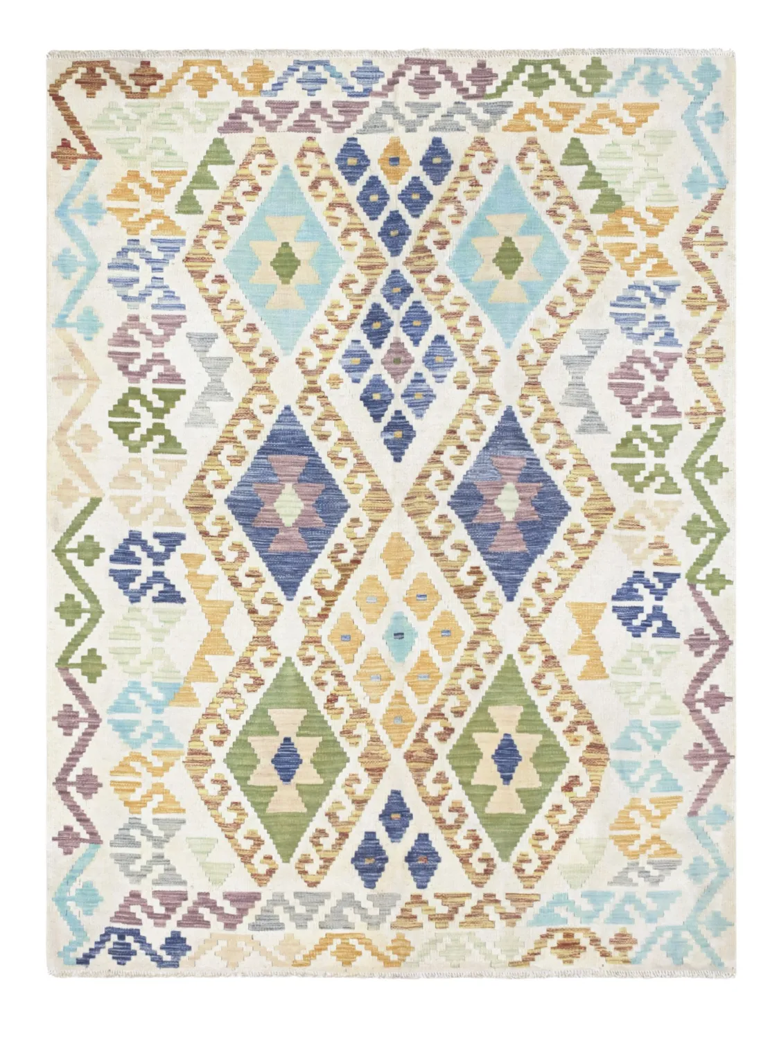 Itämainen Matto - Vegi Kelim Hand Woven - 159 x 200 cm