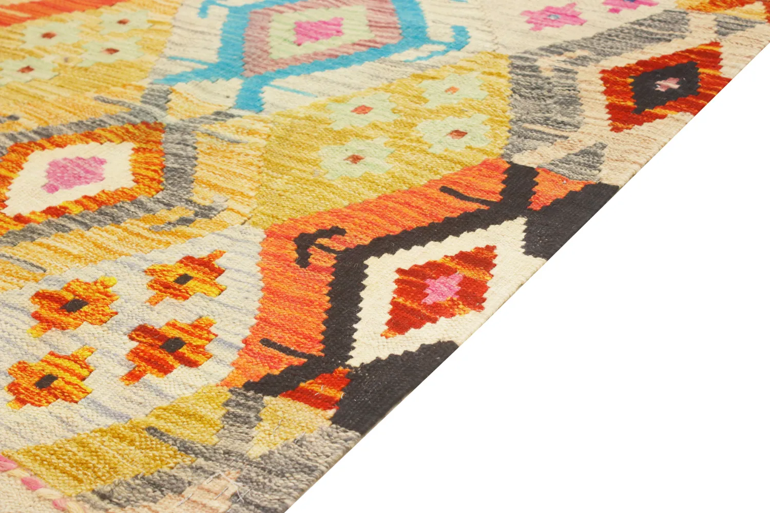 Itämainen Matto - Vegi Kelim Hand Woven - 86 x 125 cm