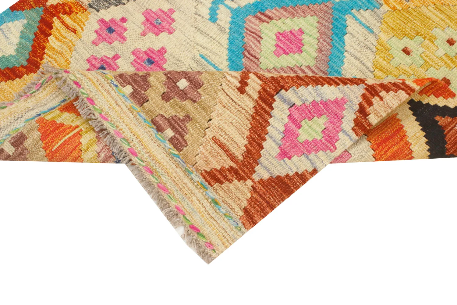 Itämainen Matto - Vegi Kelim Hand Woven - 86 x 125 cm