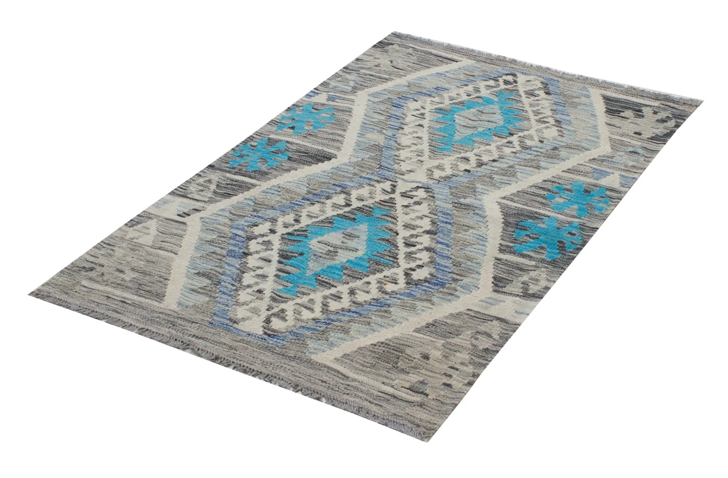Itämainen Matto - Vegi Kelim Hand Woven - 86 x 123 cm