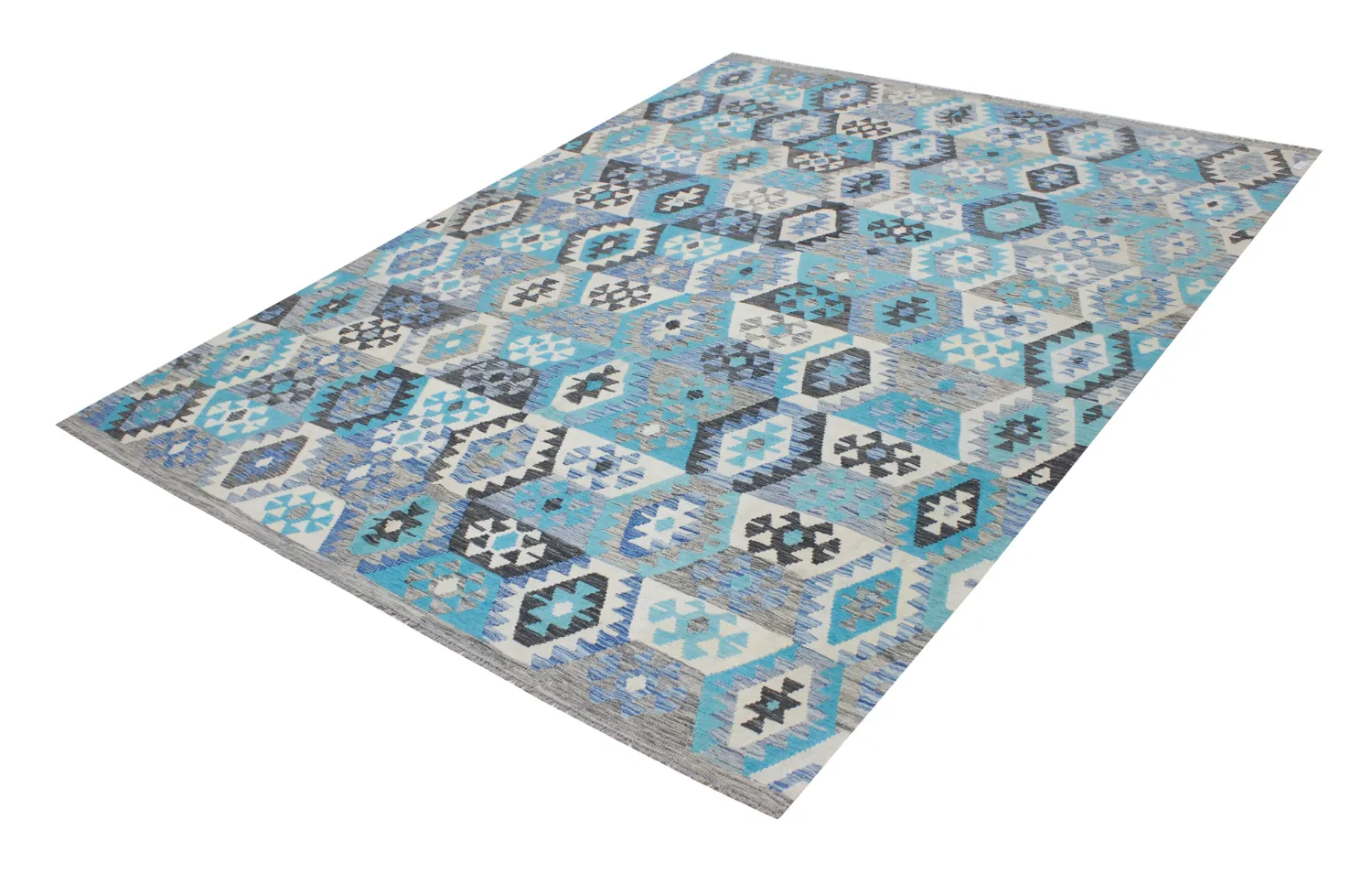 Itämainen Matto - Vegi Kelim Hand Woven - 251 x 305 cm
