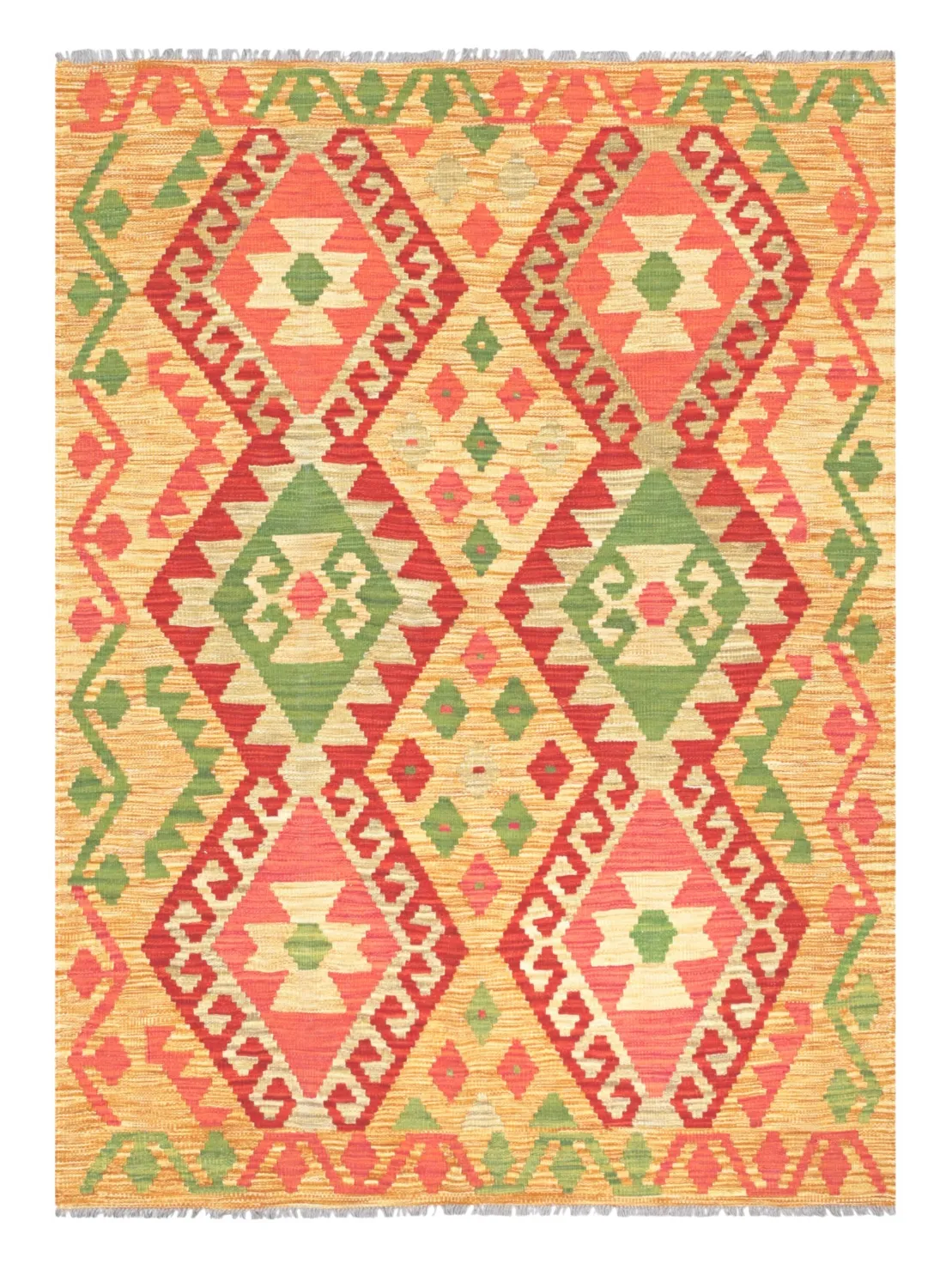 Itämainen Matto - Vegi Kelim Hand Woven - 129 x 177 cm