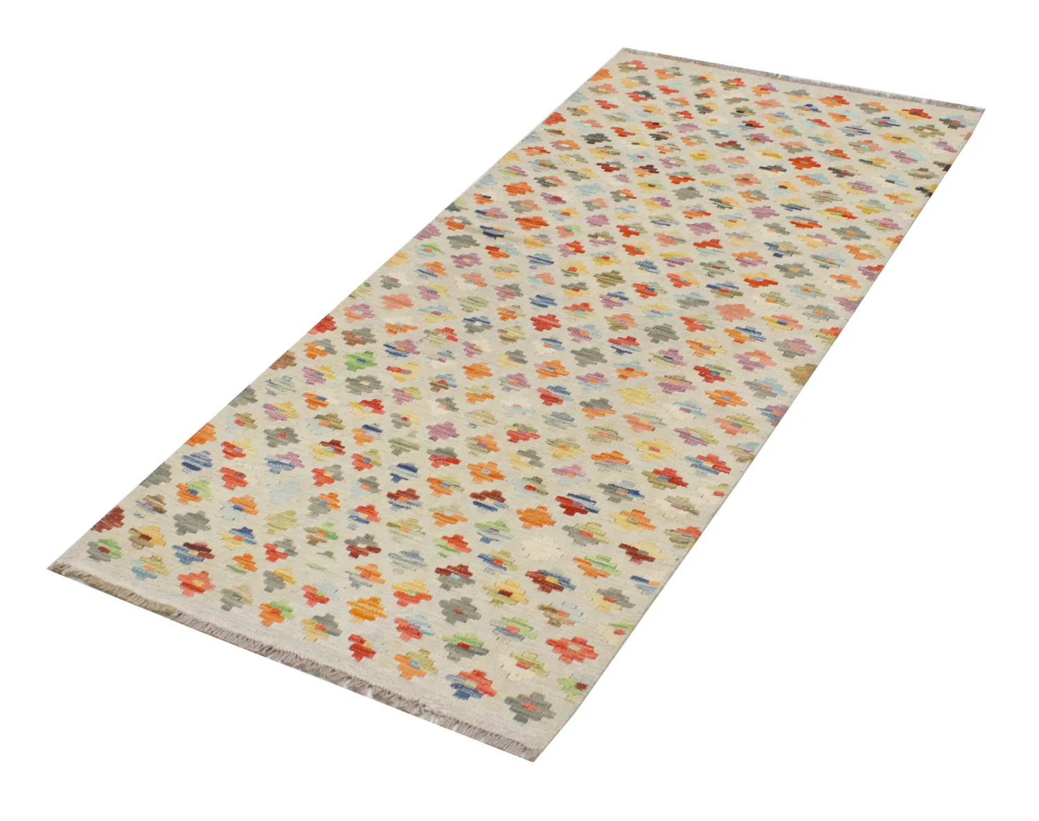 Itämainen Matto - Vegi Kelim Hand Woven - 77 x 197 cm