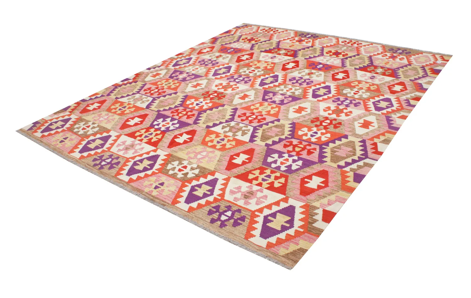 Itämainen Matto - Vegi Kelim Hand Woven - 251 x 300 cm