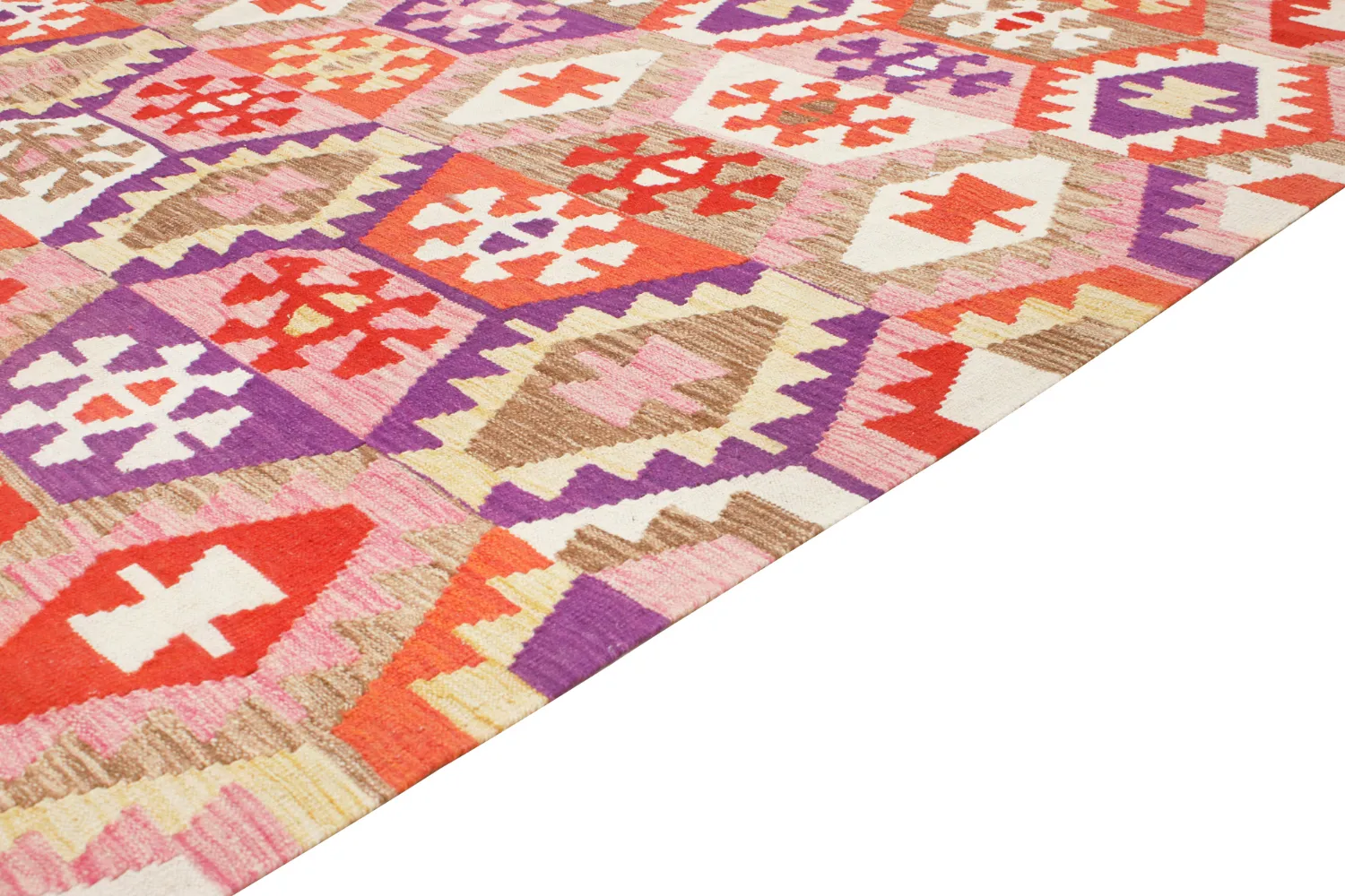Itämainen Matto - Vegi Kelim Hand Woven - 251 x 300 cm