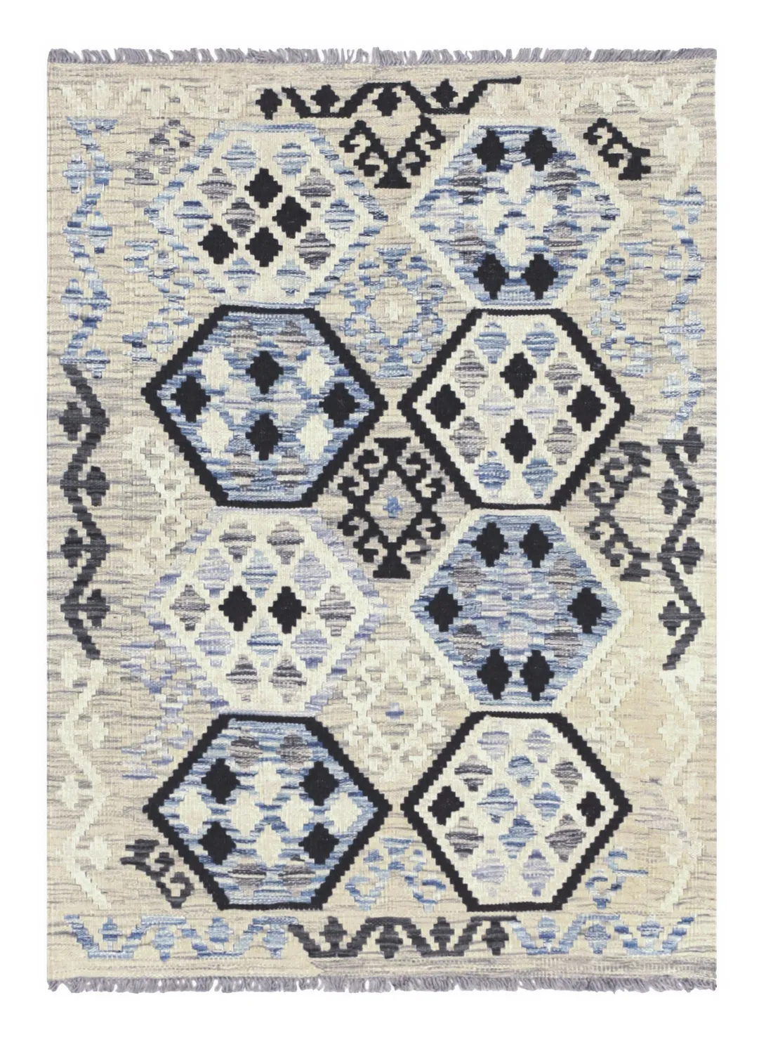 Itämainen Matto - Vegi Kelim Hand Woven - 83 x 117 cm