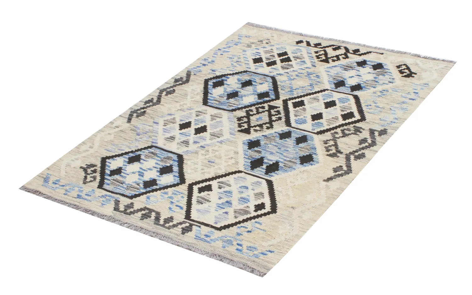 Itämainen Matto - Vegi Kelim Hand Woven - 83 x 117 cm