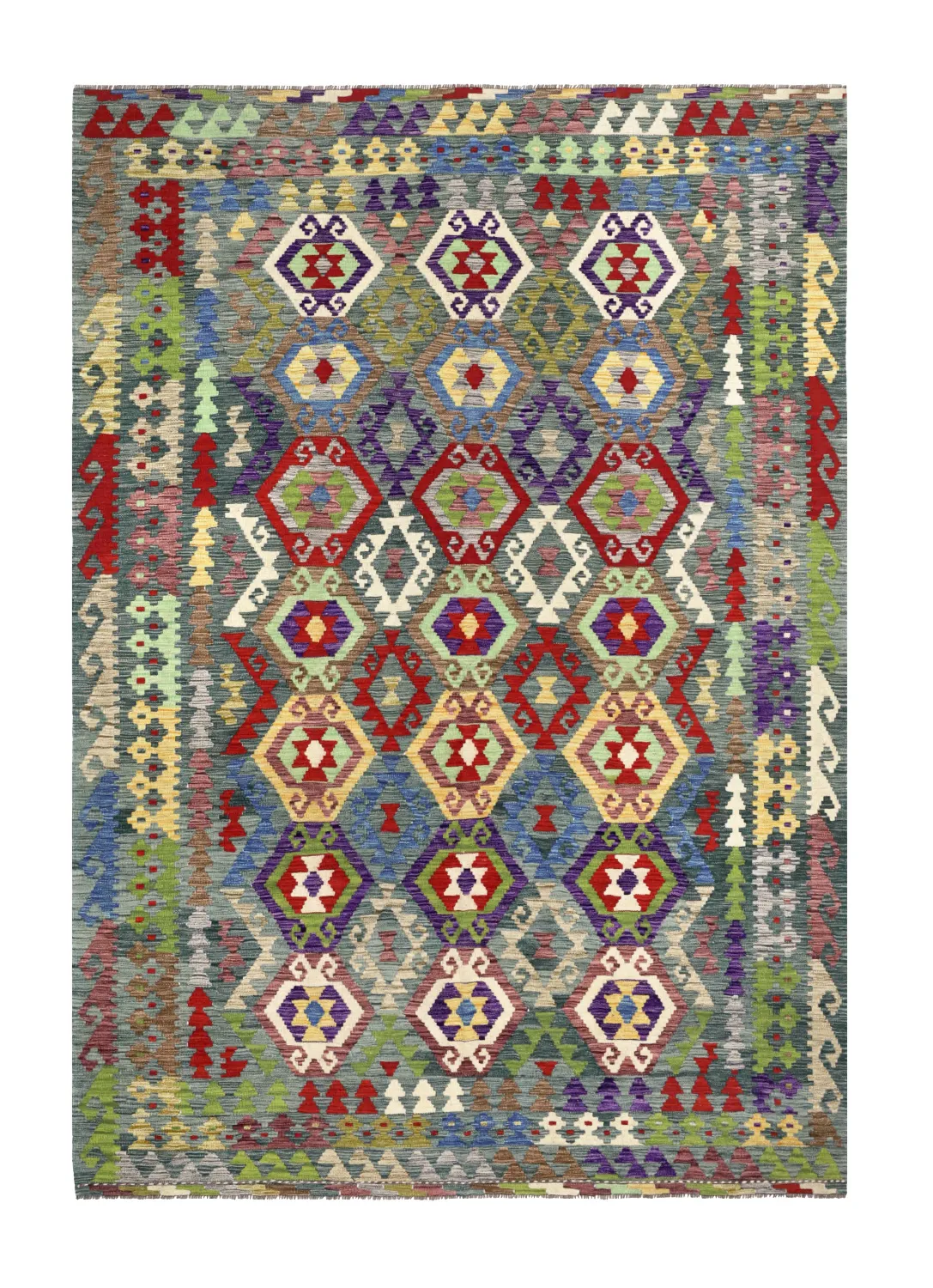 Itämainen Matto - Vegi Kelim Hand Woven - 199 x 290 cm