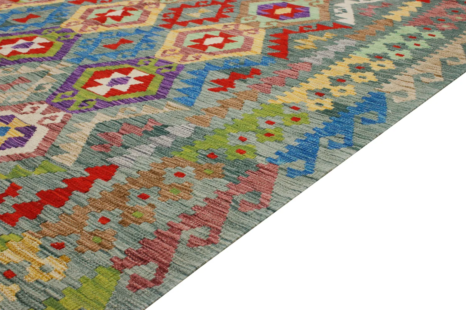 Itämainen Matto - Vegi Kelim Hand Woven - 199 x 290 cm