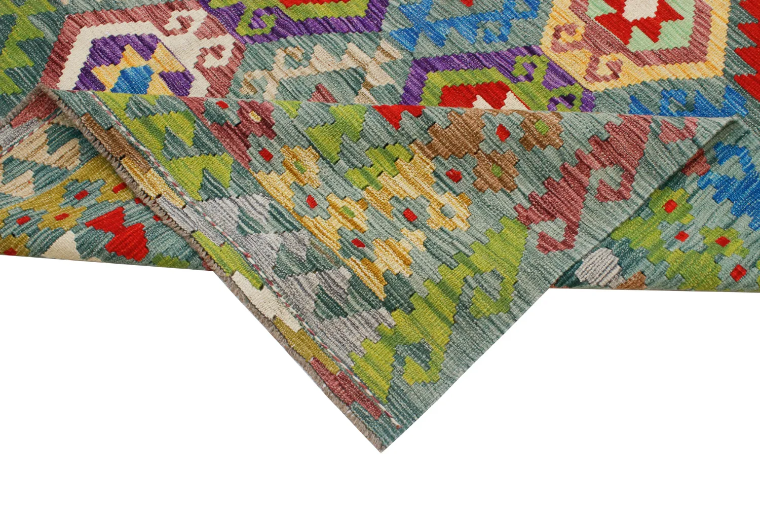 Itämainen Matto - Vegi Kelim Hand Woven - 199 x 290 cm