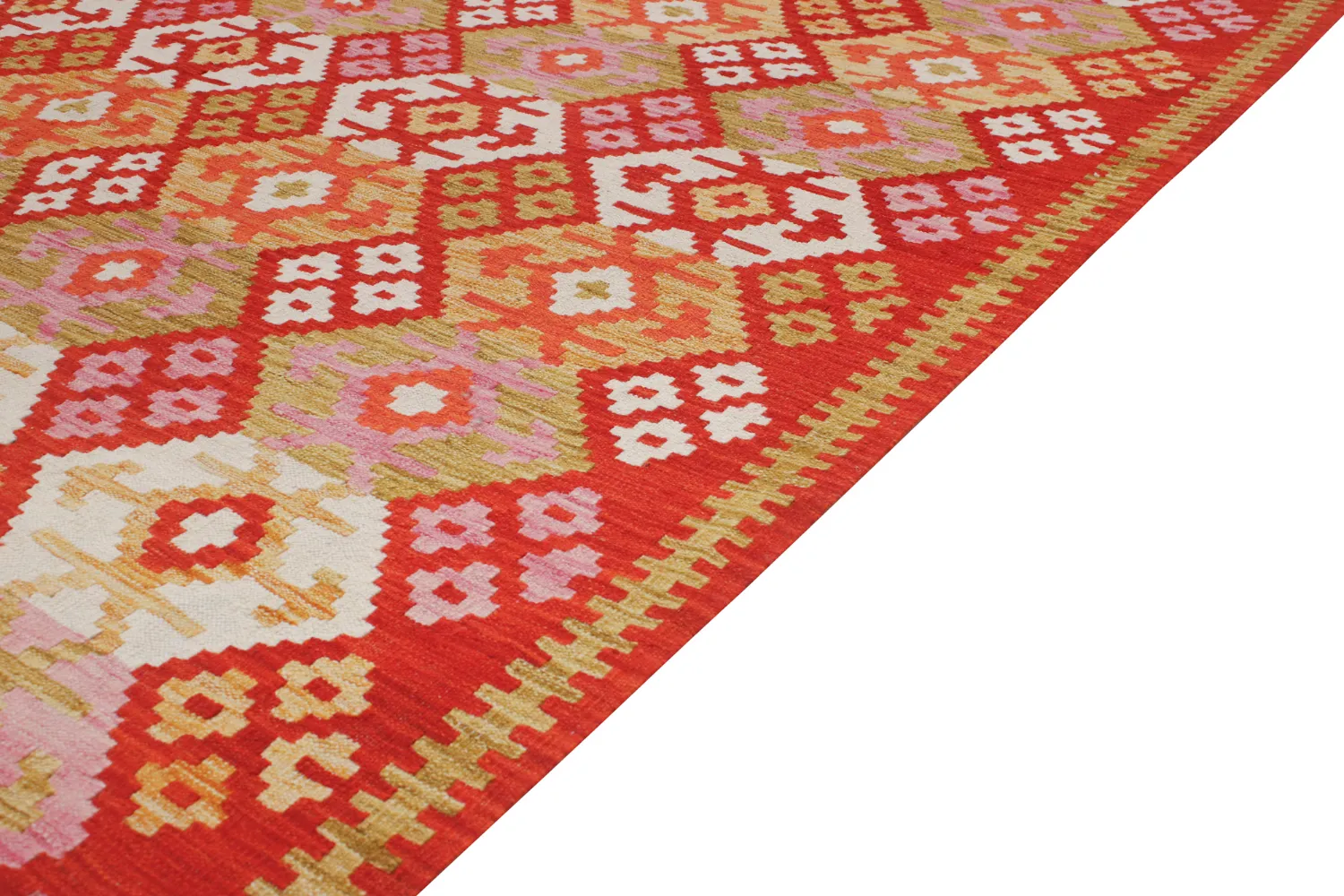 Itämainen Matto - Vegi Kelim Hand Woven - 207 x 294 cm