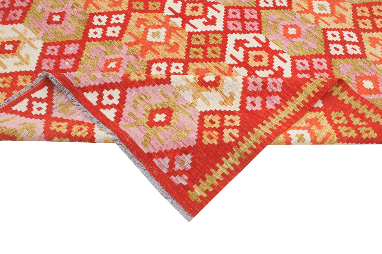 Itämainen Matto - Vegi Kelim Hand Woven - 207 x 294 cm