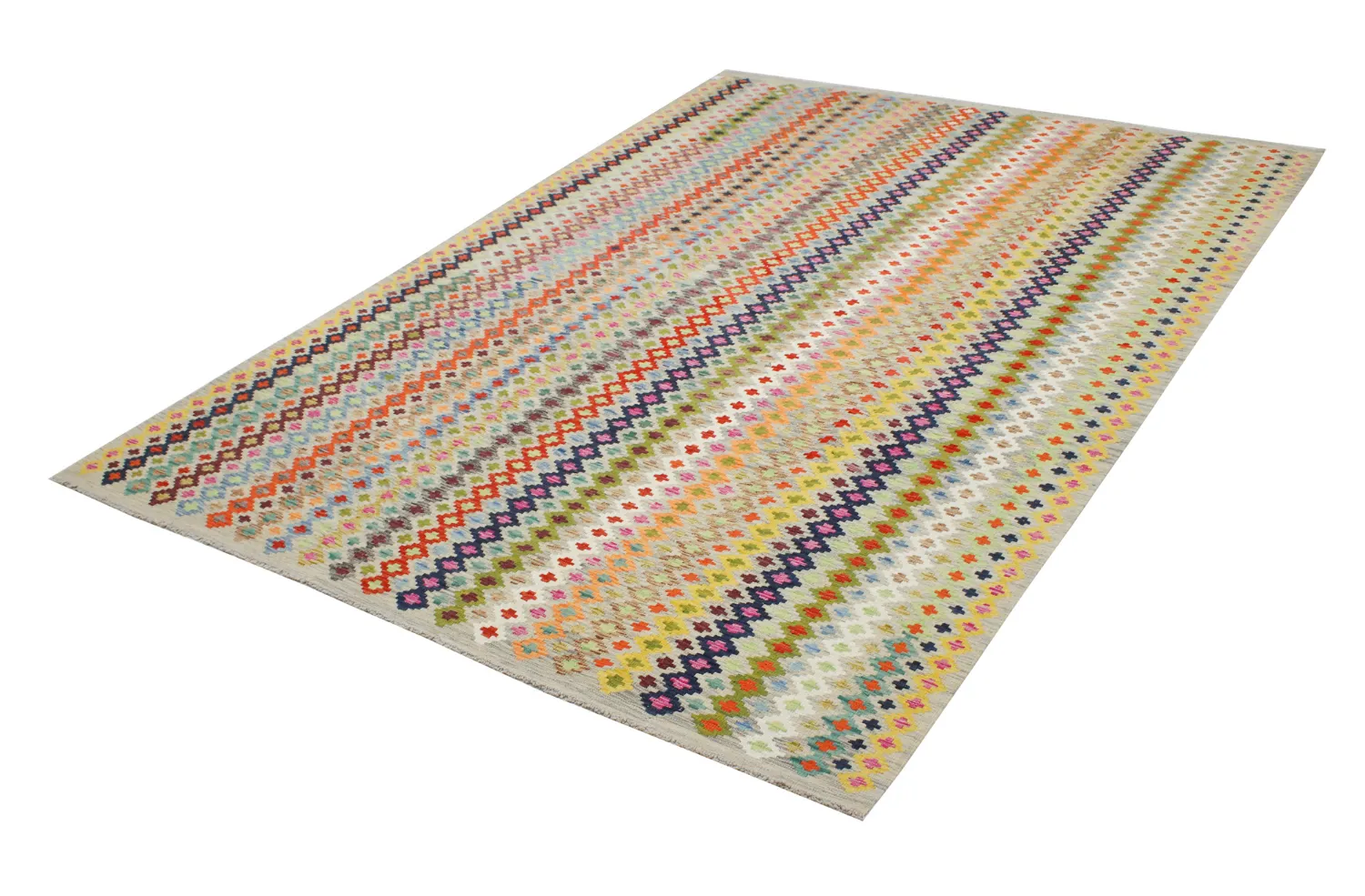 Itämainen Matto - Vegi Kelim Hand Woven - 296 x 344 cm