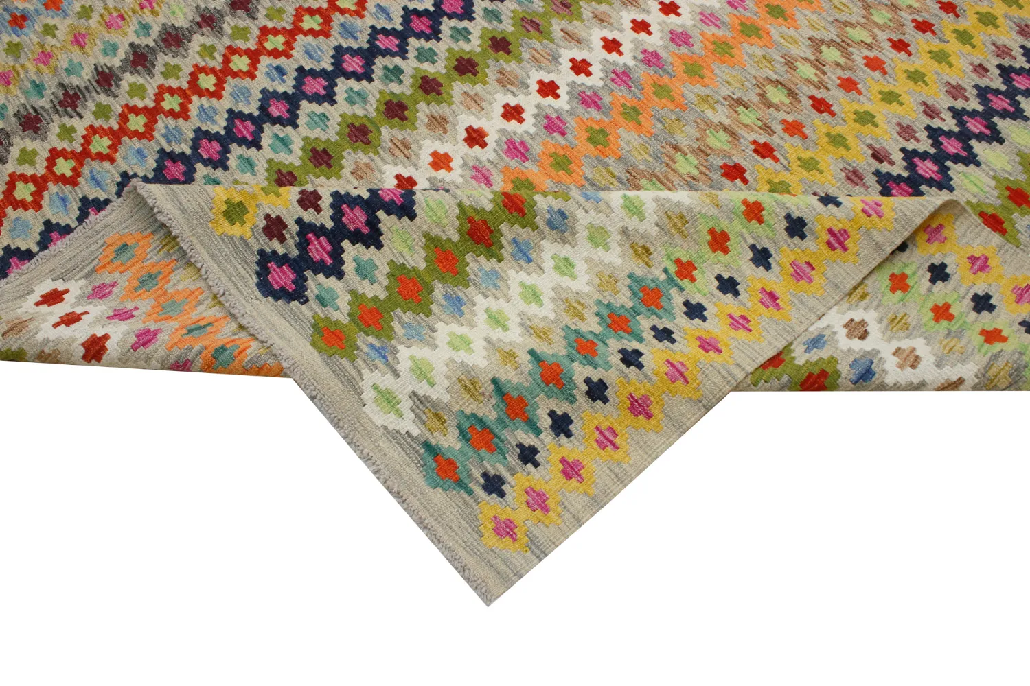 Itämainen Matto - Vegi Kelim Hand Woven - 296 x 344 cm