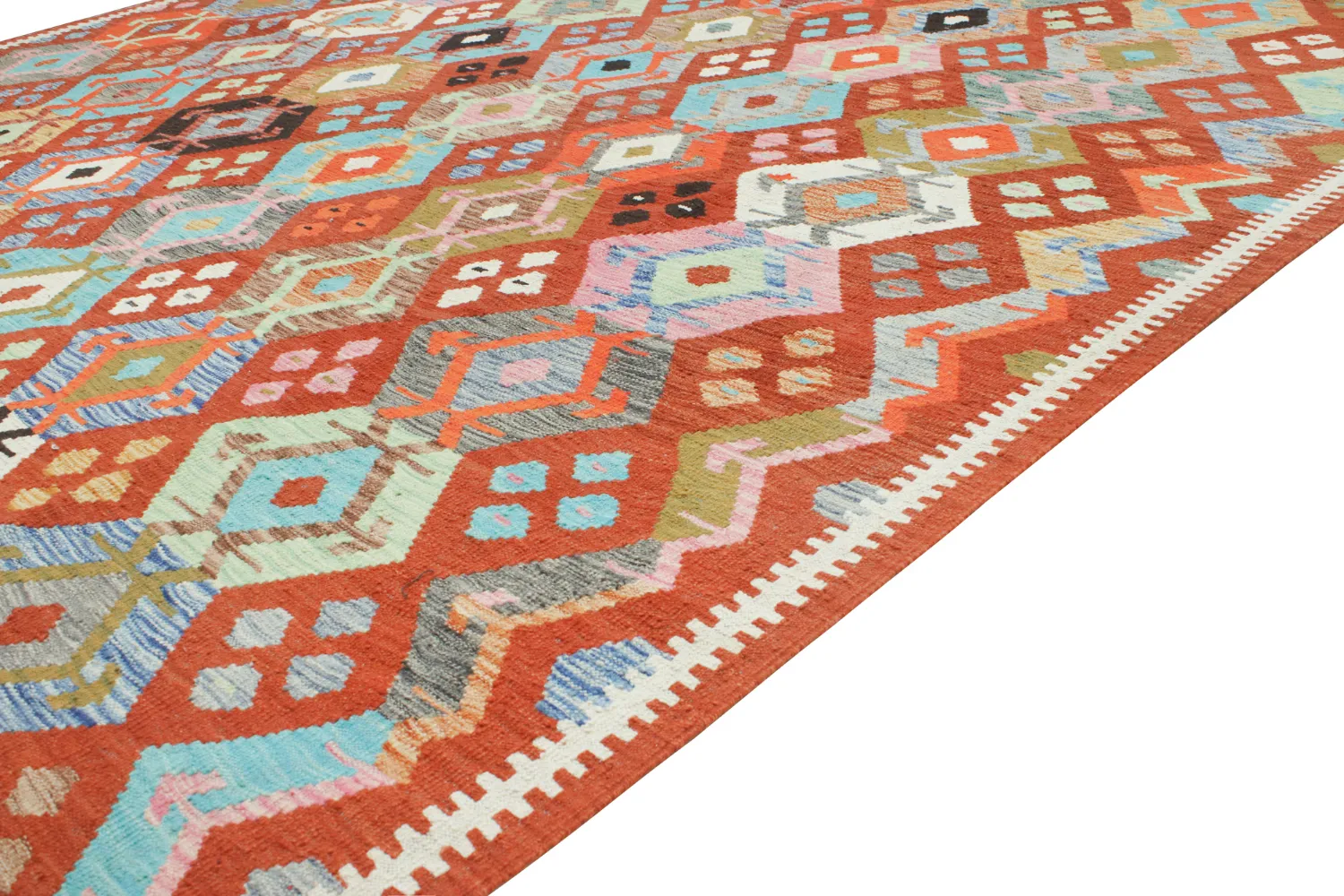 Itämainen Matto - Vegi Kelim Hand Woven - 253 x 295 cm