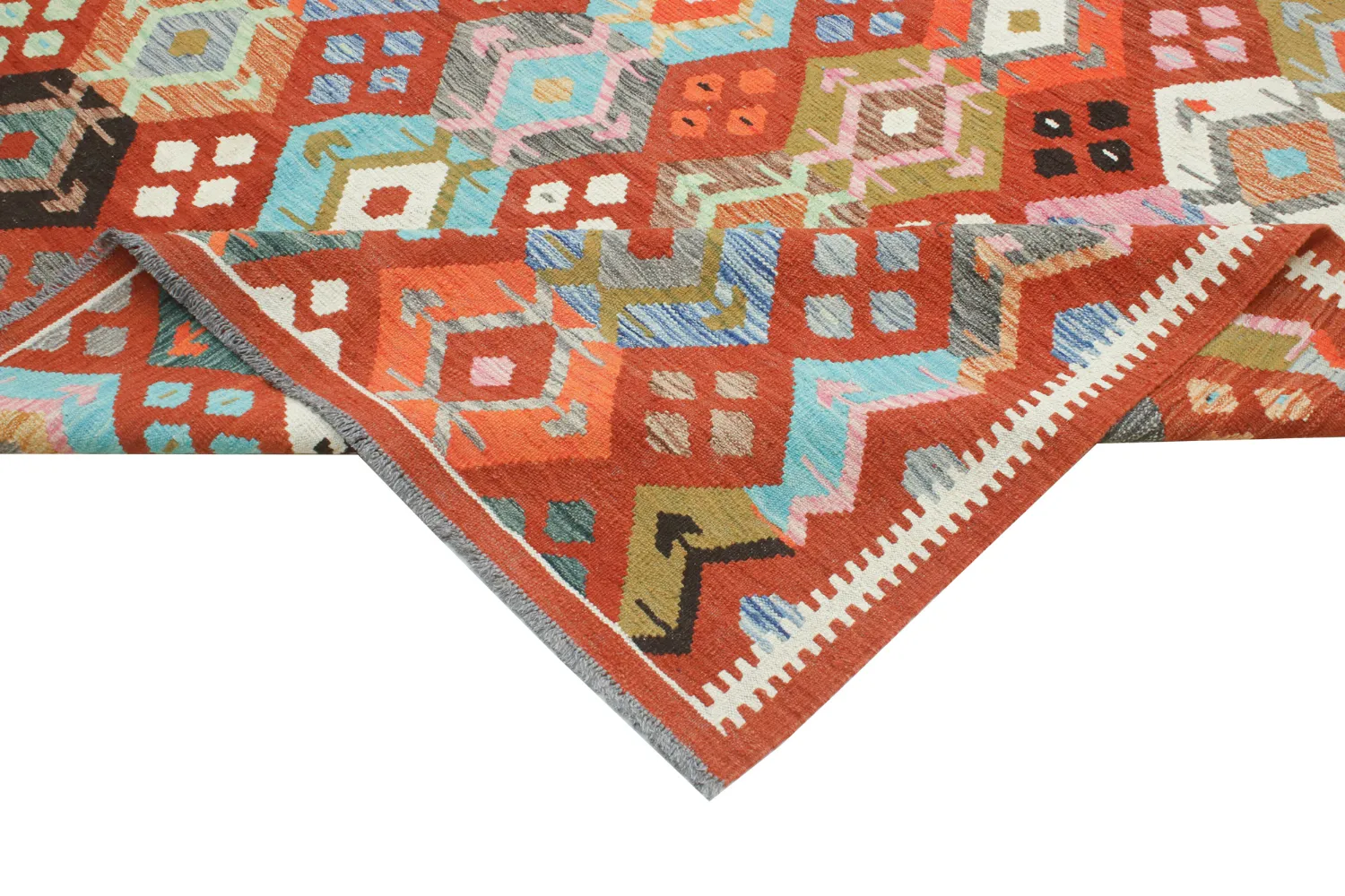 Itämainen Matto - Vegi Kelim Hand Woven - 253 x 295 cm