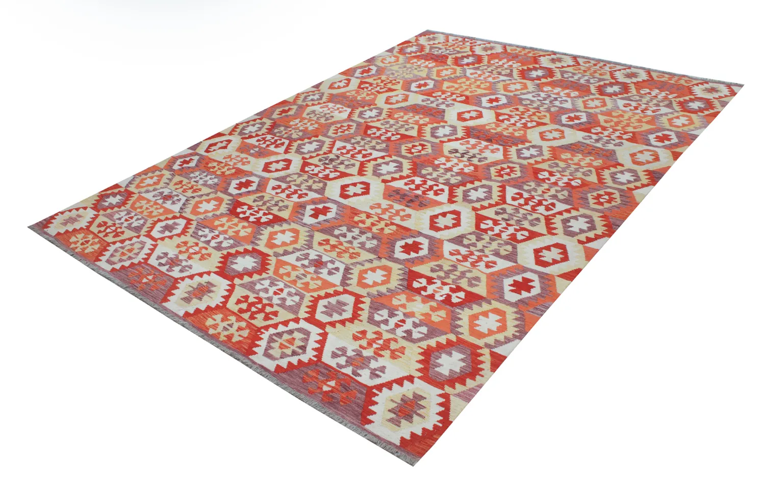 Itämainen Matto - Vegi Kelim Hand Woven - 248 x 352 cm