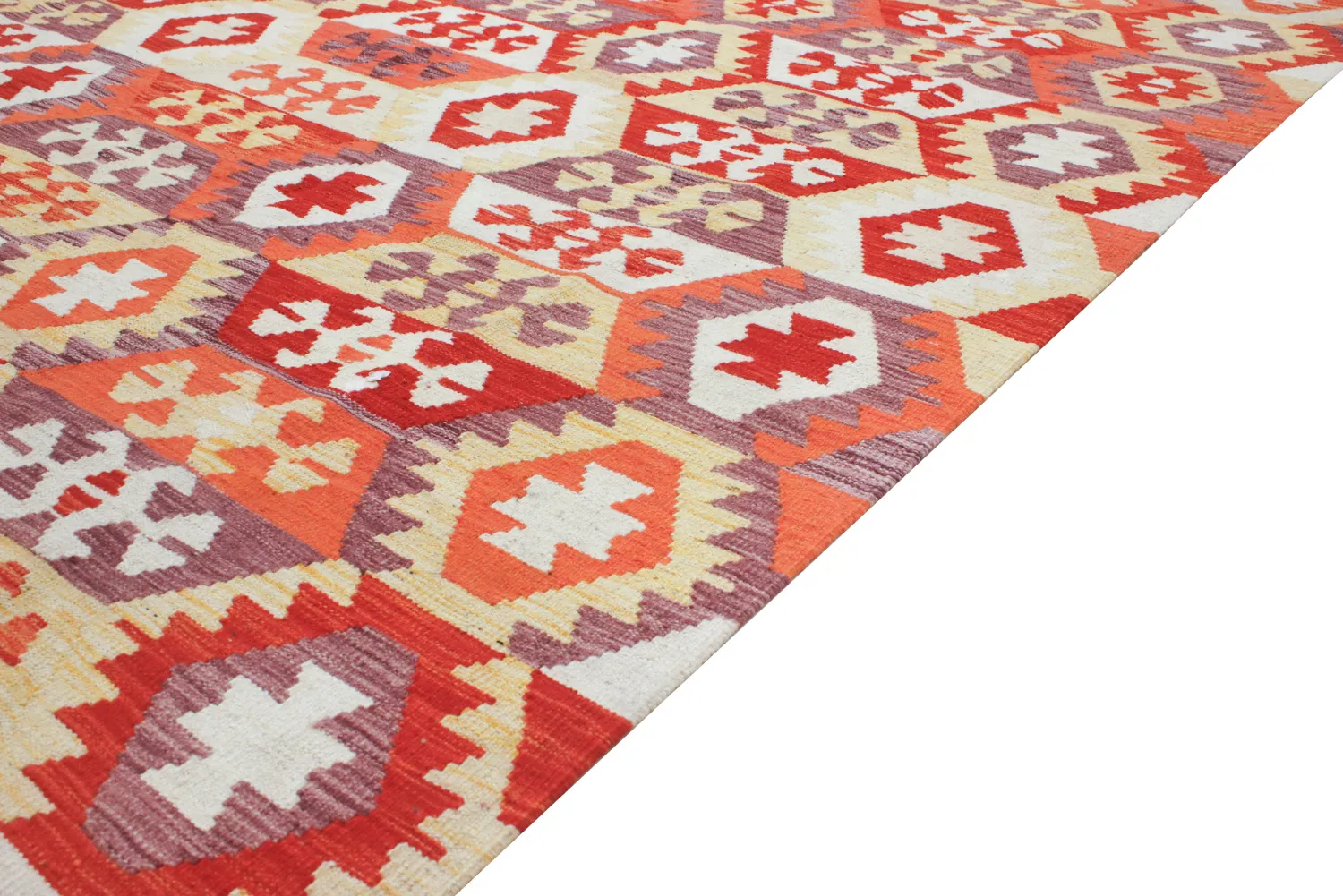 Itämainen Matto - Vegi Kelim Hand Woven - 248 x 352 cm
