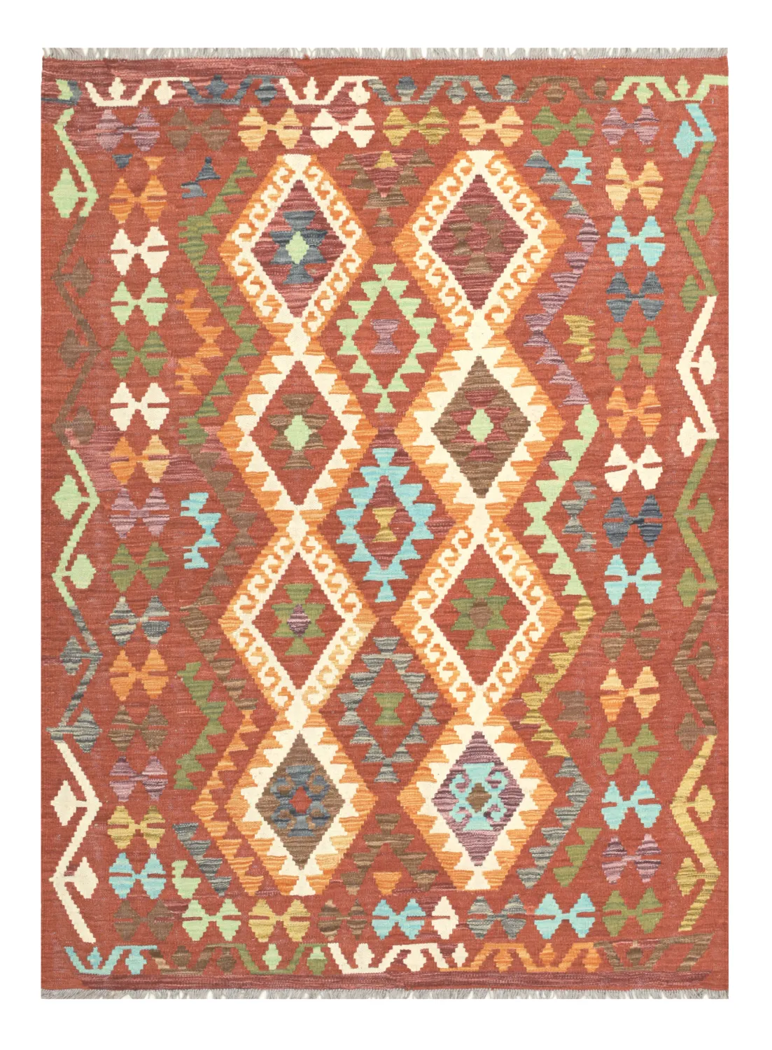 Itämainen Matto - Vegi Kelim Hand Woven - 130 x 176 cm