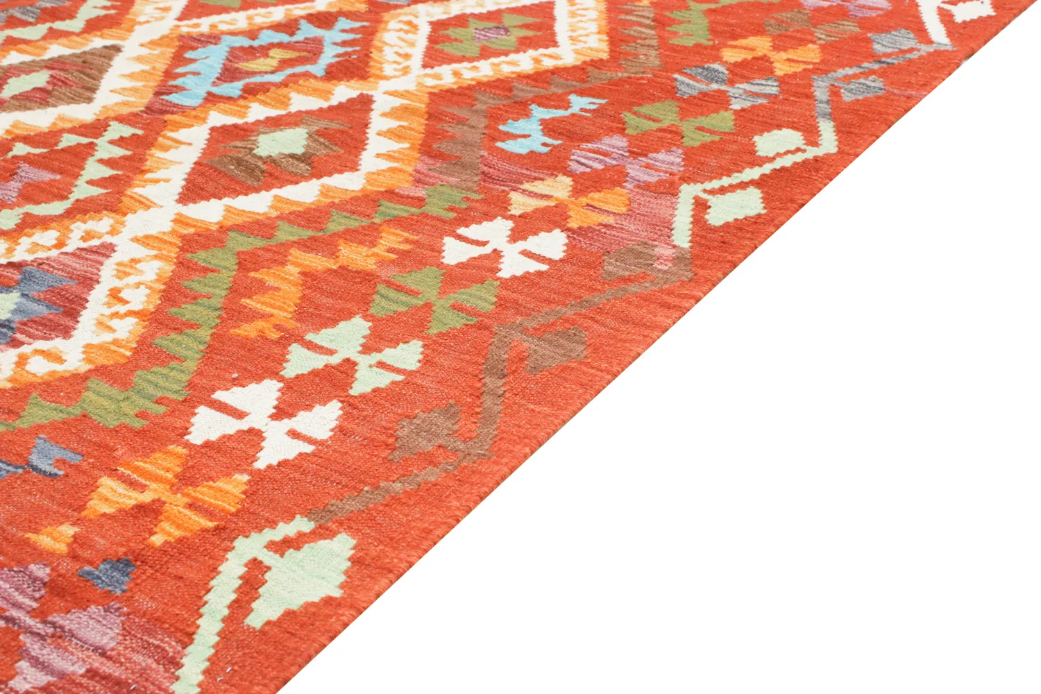 Itämainen Matto - Vegi Kelim Hand Woven - 130 x 176 cm