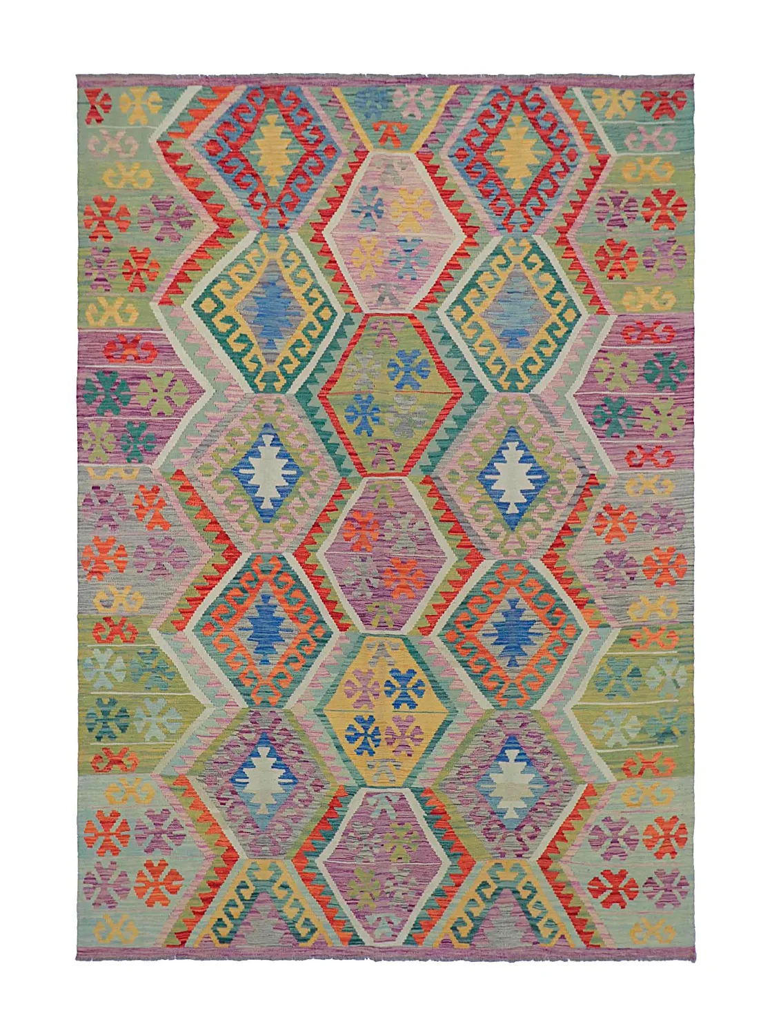 Itämainen Matto - Vegi Kelim Hand Woven - 200 x 293 cm