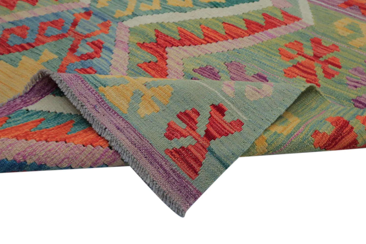 Itämainen Matto - Vegi Kelim Hand Woven - 200 x 293 cm