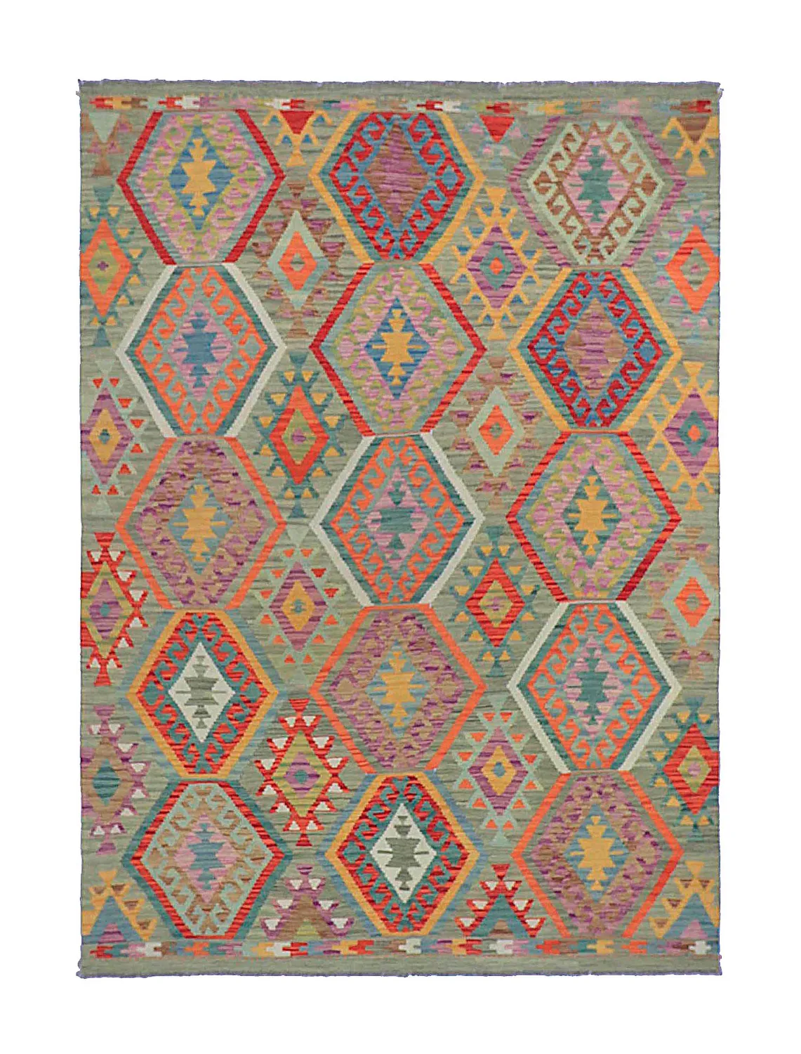 Itämainen Matto - Vegi Kelim Hand Woven - 178 x 248 cm