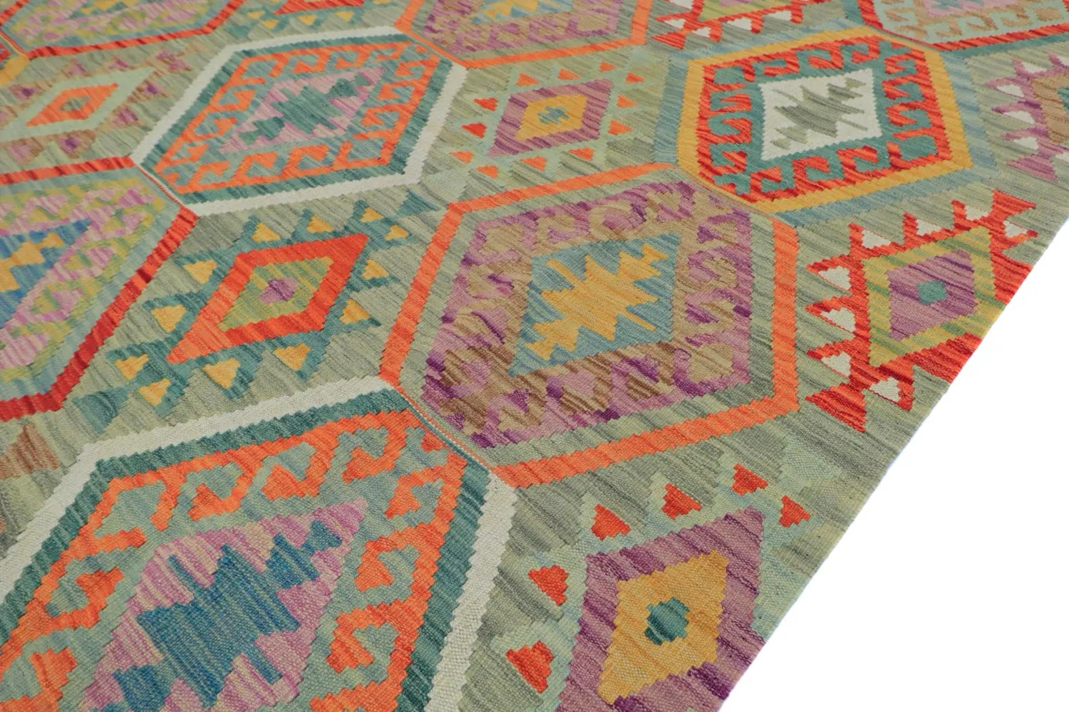 Itämainen Matto - Vegi Kelim Hand Woven - 178 x 248 cm