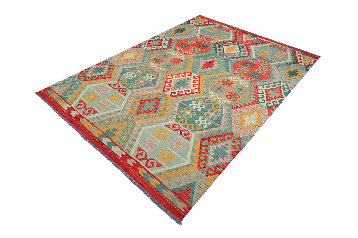 Itämainen Matto - Vegi Kelim Hand Woven - 171 x 253 cm