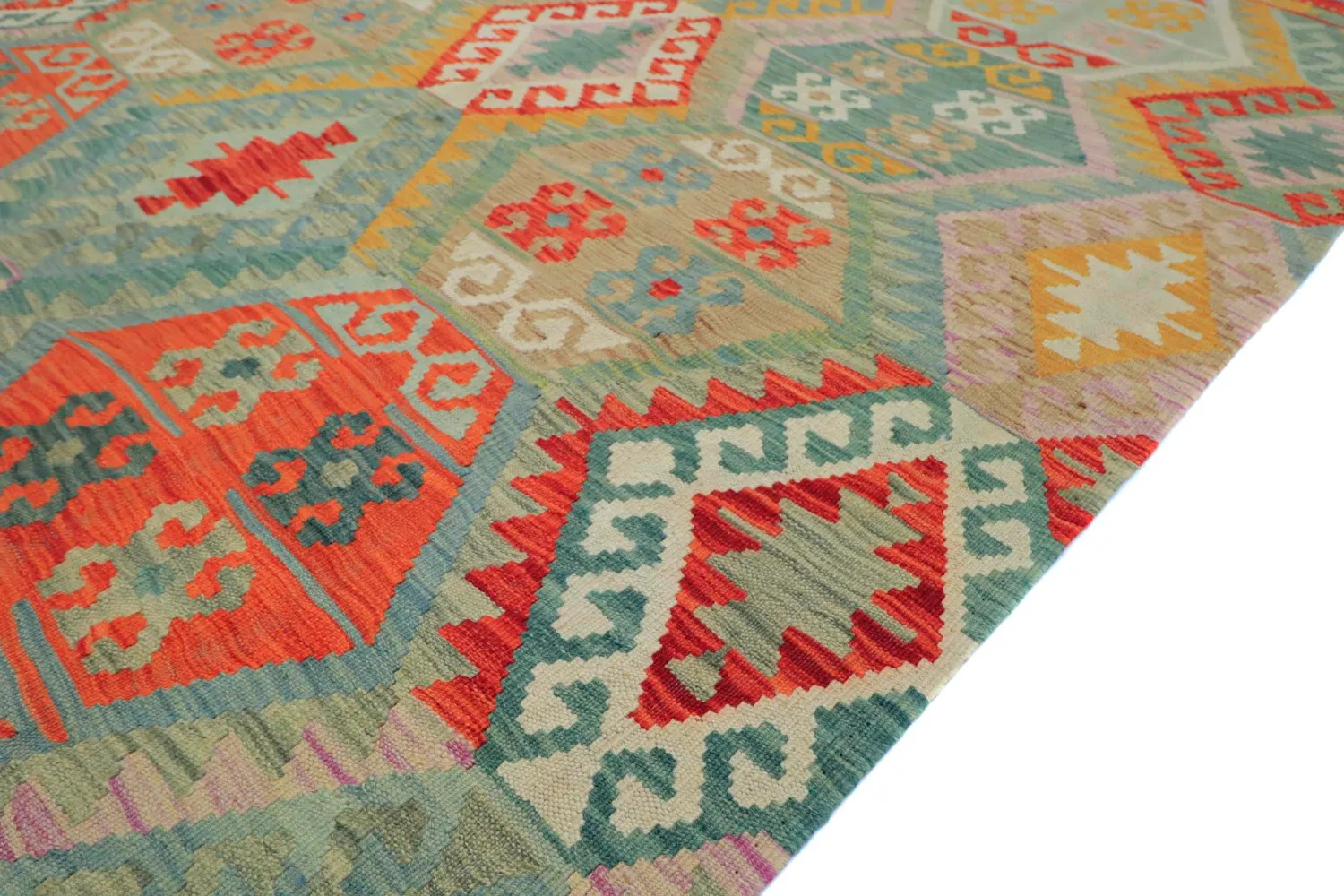 Itämainen Matto - Vegi Kelim Hand Woven - 171 x 253 cm