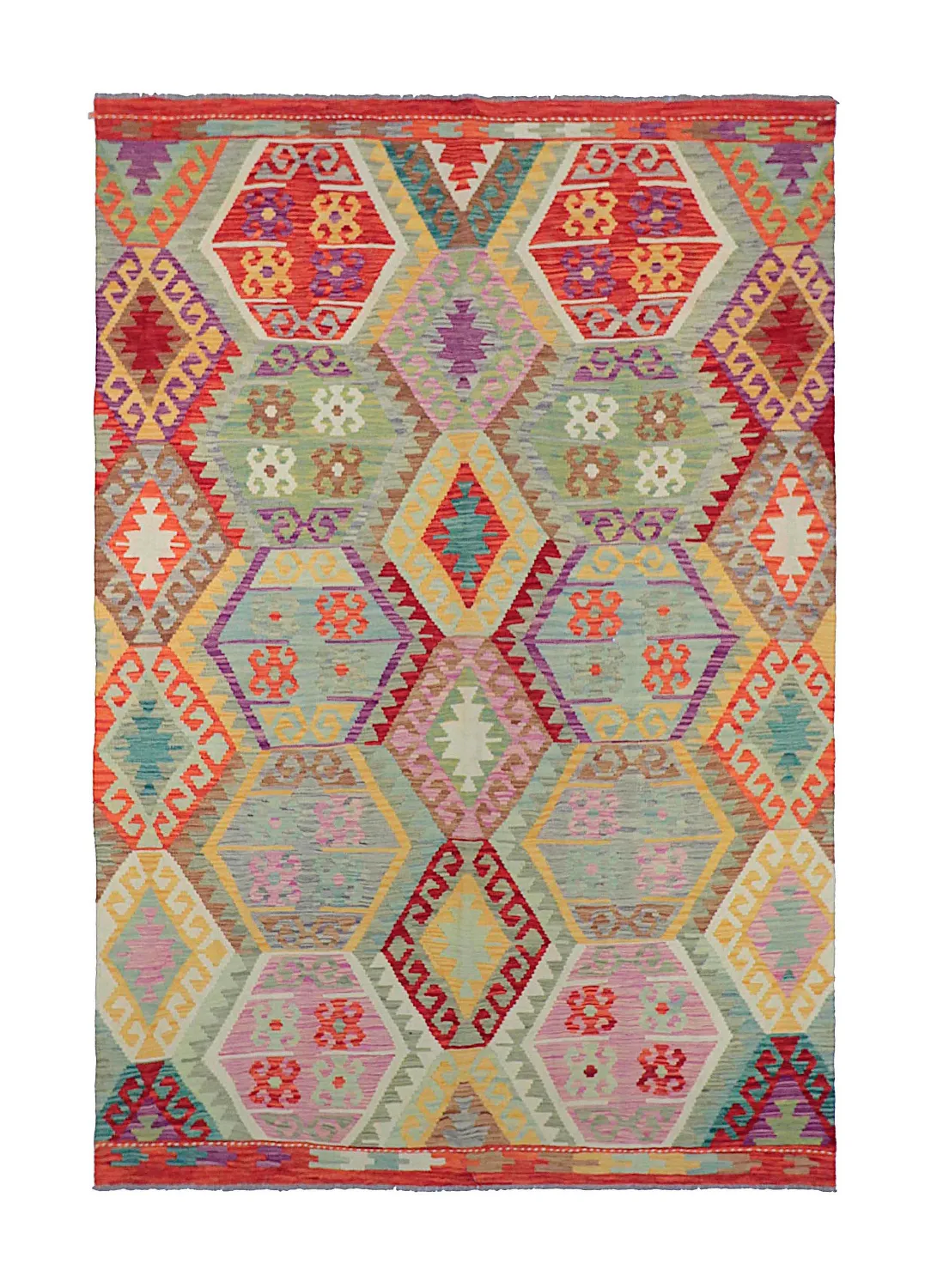 Itämainen Matto - Vegi Kelim Hand Woven - 172 x 256 cm